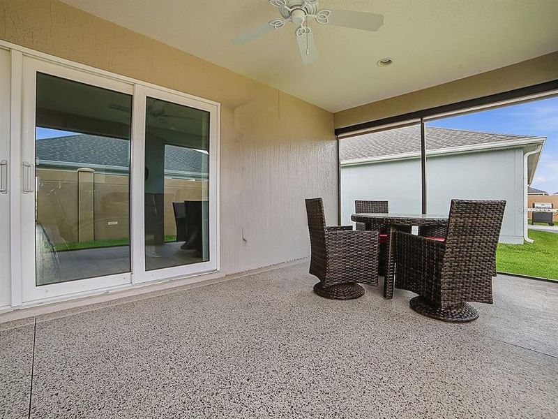 Exterior details and patio area of a home in , The Villages (Image 24). Exterior details and patio area of a home in , The Villages (Image 24).