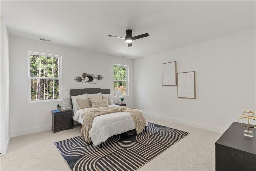 Furnished interior view inside a new home in , Dacula (Image 34). Furnished interior view inside a new home in , Dacula (Image 34).