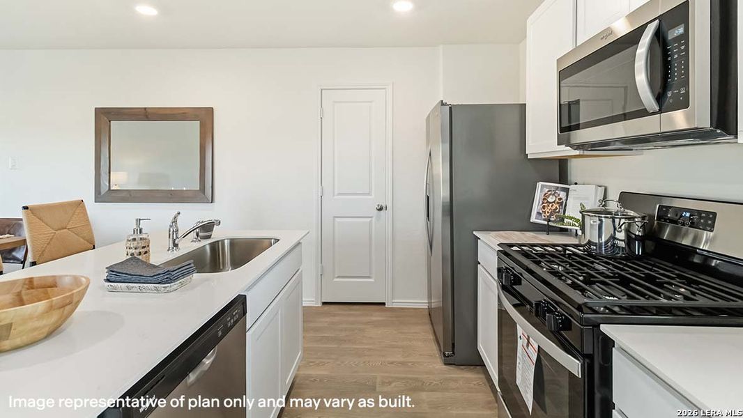 Furnished interior view inside a new home in Sereno Springs, Converse (Image 19).