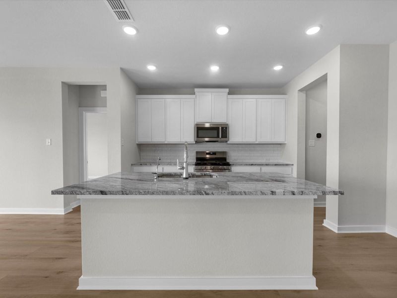 Furnished interior view inside a new home in Mason Woods, Cypress (Image 7).