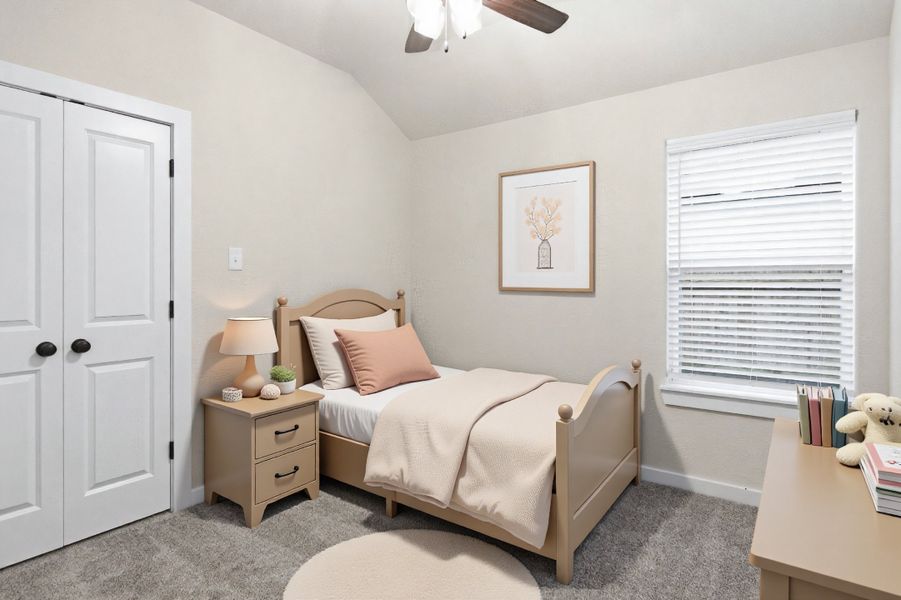 Furnished interior view inside a new home in Bonham Trace, Bryan (Image 8).