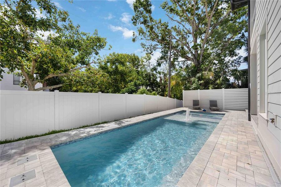 Exterior details and patio area of a home in , Sarasota (Image 34).
