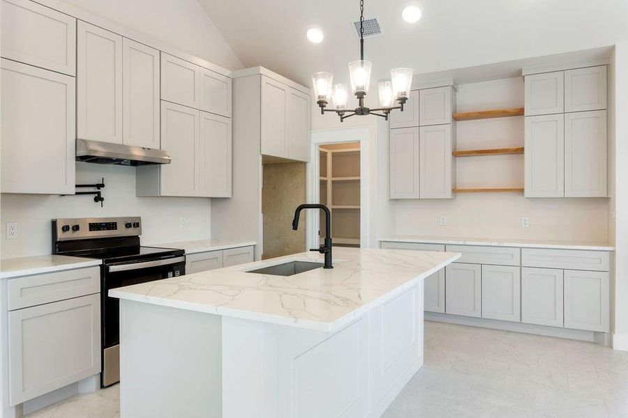 Furnished interior view inside a new home in , Granbury (Image 7).