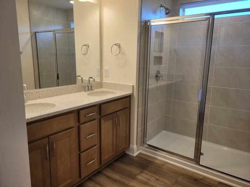 Furnished interior view inside a new home in 1158 Place Townhomes, Wilson (Image 9).