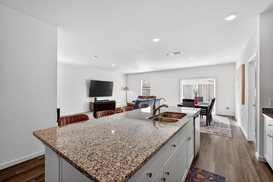 Furnished interior view inside a new home in Harrington Trails at The Canopies, New Caney (Image 16).