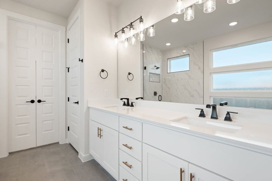 Furnished interior view inside a new home in Park Collection at Lariat, Liberty Hill (Image 14).