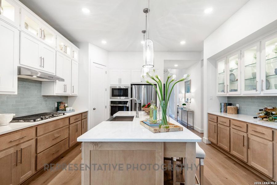 Furnished interior view inside a new home in Davis Ranch, San Antonio (Image 18).