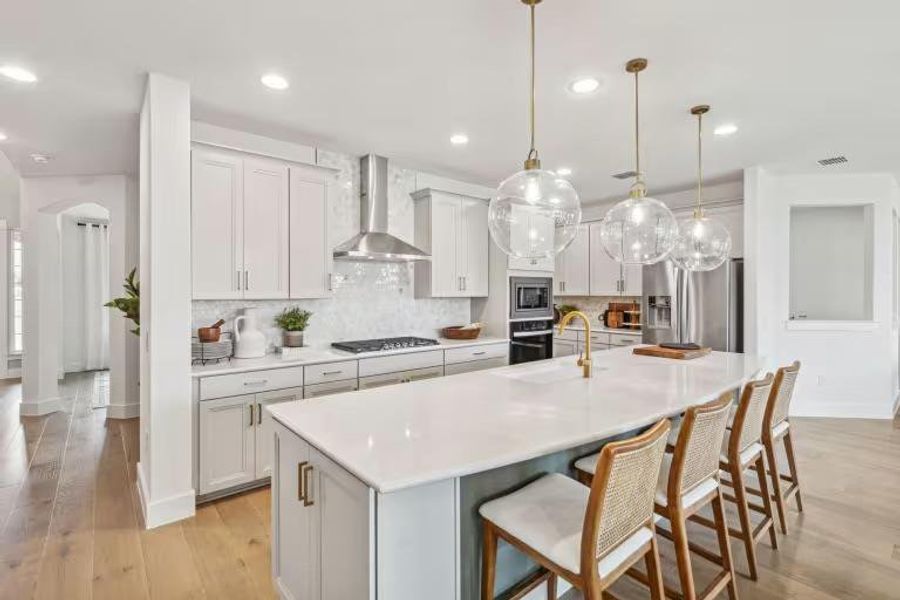 Photo of Pulte model home with same floor plan, not of actual home listed. Photo of Pulte model home with same floor plan, not of actual home listed.