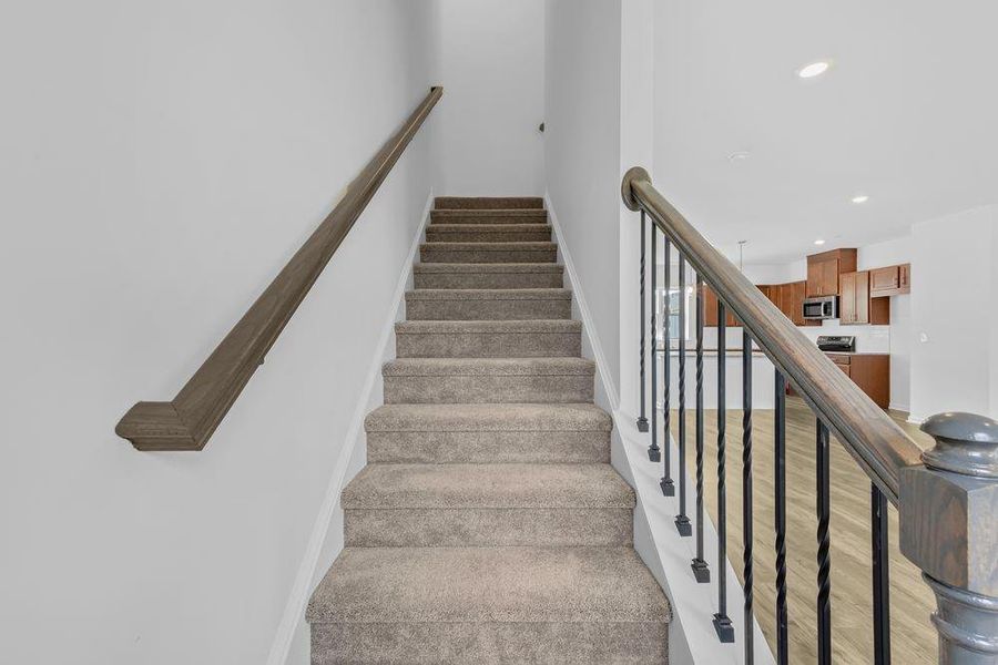Furnished interior view inside a new home in Chandler Run, Tucker (Image 6). Furnished interior view inside a new home in Chandler Run, Tucker (Image 6).
