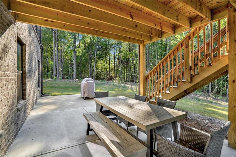 Exterior details and patio area of a home in , Fayetteville (Image 27).