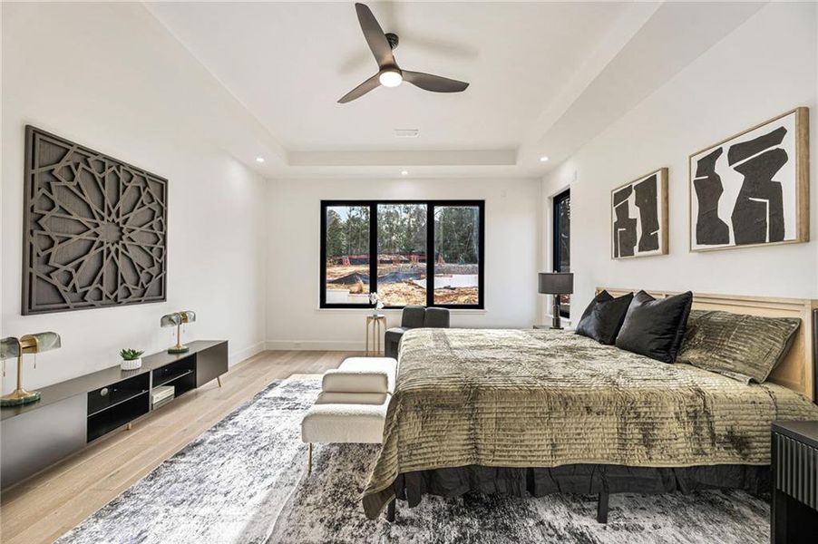 Furnished interior view inside a new home in , Suwanee (Image 37).