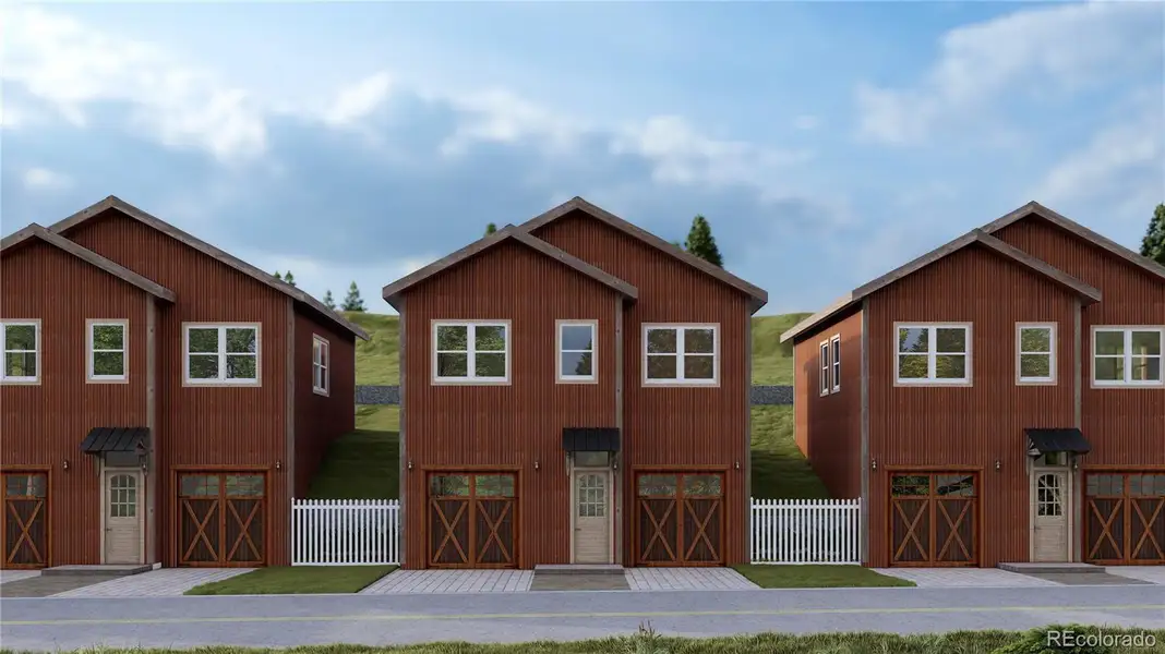 Front exterior of a new home in , Central City, CO, highlighting curb appeal (Image 2). Front exterior of a new home in , Central City, CO, highlighting curb appeal (Image 2).
