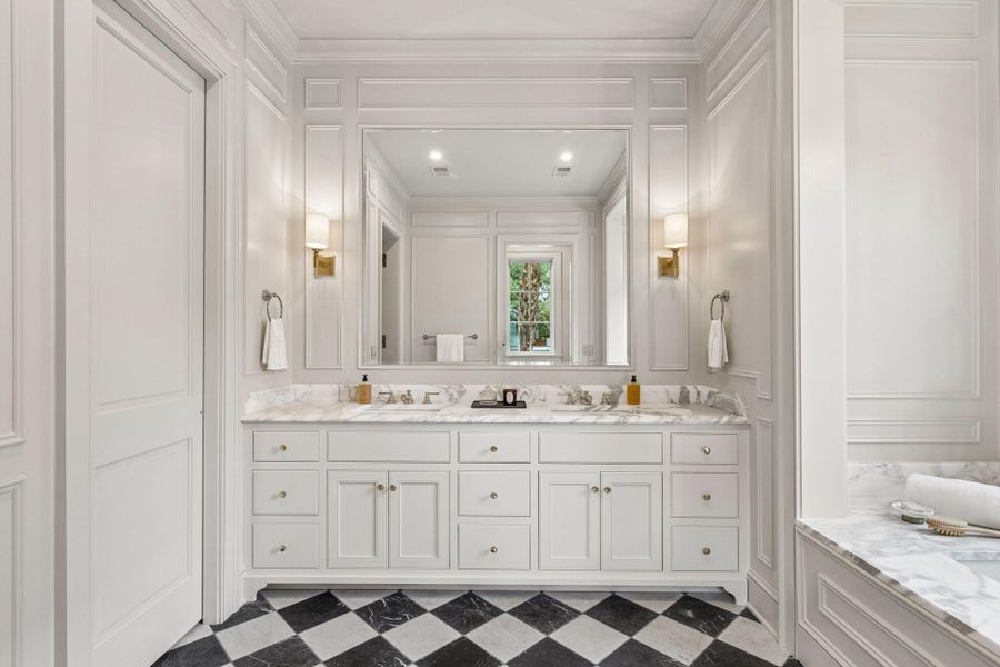Furnished interior view inside a new home in , Mount Pleasant (Image 42).