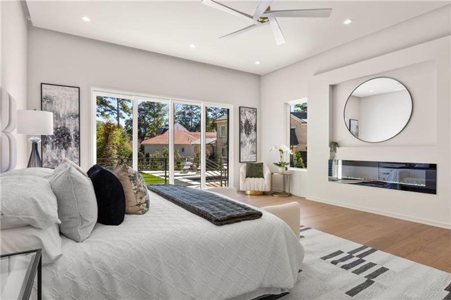 Furnished interior view inside a new home in , Atlanta (Image 14).