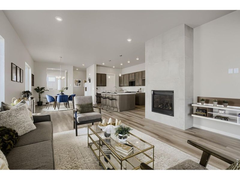 Furnished interior view inside a new home in , Fort Collins (Image 12).