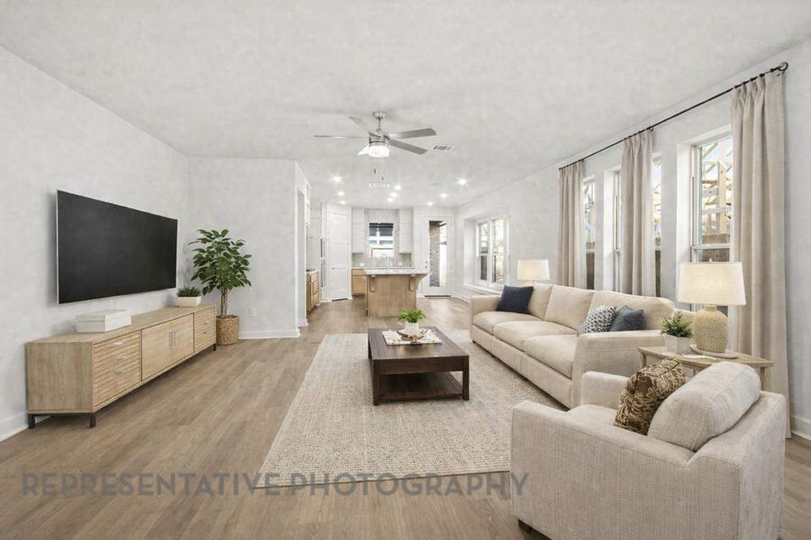 Living Room - Virtually Staged