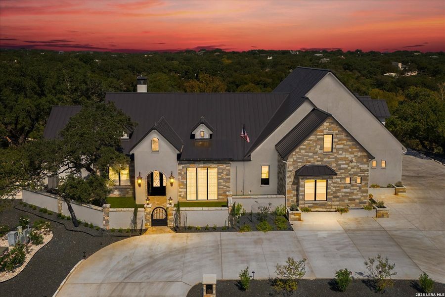 Front exterior of a new home in , Fair Oaks Ranch, TX, highlighting curb appeal (Image 21).