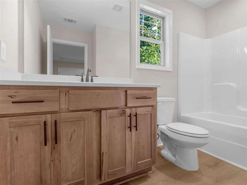 Furnished interior view inside a new home in , Monticello (Image 14).