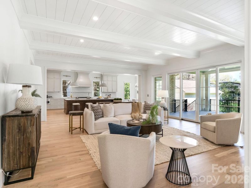 Furnished interior view inside a new home in , Charlotte (Image 32).