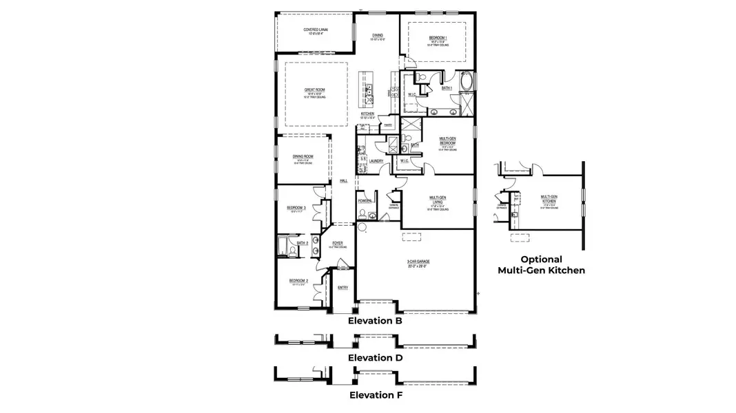 2D floor plan layout for the Camden by D.R. Horton in Rye Crossing, Parrish, FL (Image 4). 2D floor plan layout for the Camden by D.R. Horton in Rye Crossing, Parrish, FL (Image 4).