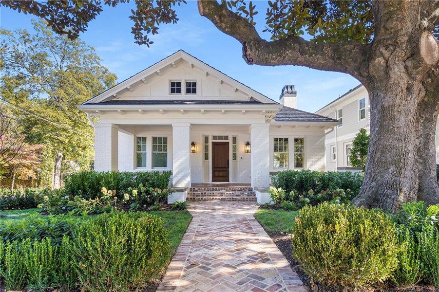 Front exterior of a new home in , Atlanta, GA, highlighting curb appeal (Image 28).