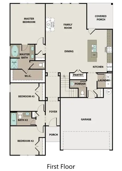 2D floor plan layout of this home in Killian Manor at The Adares, Adairsville, GA (Image 3). 2D floor plan layout of this home in Killian Manor at The Adares, Adairsville, GA (Image 3).