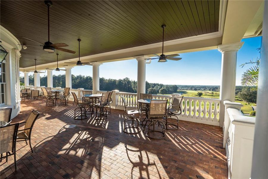 Exterior details and patio area of a home in Southern Hills Plantation, Brooksville (Image 28).