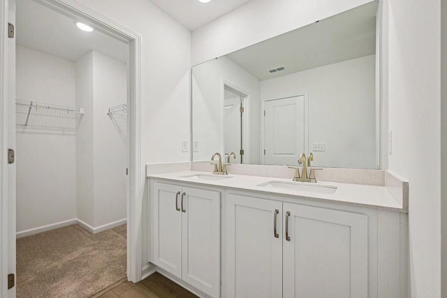 Primary Bath featuring the AW Collection® Timeless - Clean lines and graceful, polished details.