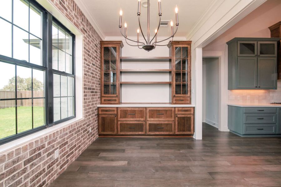 Representative furnished interior of a home built from the The Julia by Reece Homes in Pebble Creek, College Station (Image 39).