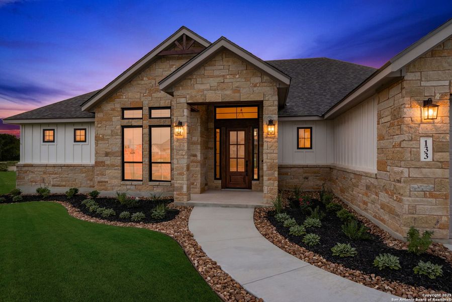Exterior details and patio area of a home in , Castroville (Image 4). Exterior details and patio area of a home in , Castroville (Image 4).
