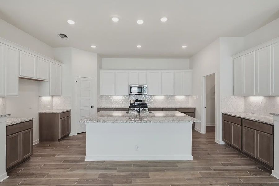 Furnished interior view inside a new home in The Crossvine, Schertz (Image 6).