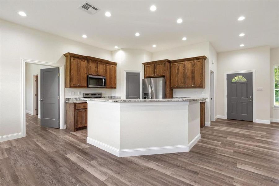 Furnished interior view inside a new home in , Ector (Image 4).