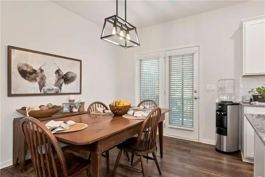 Furnished interior view inside a new home in , Dahlonega (Image 35).