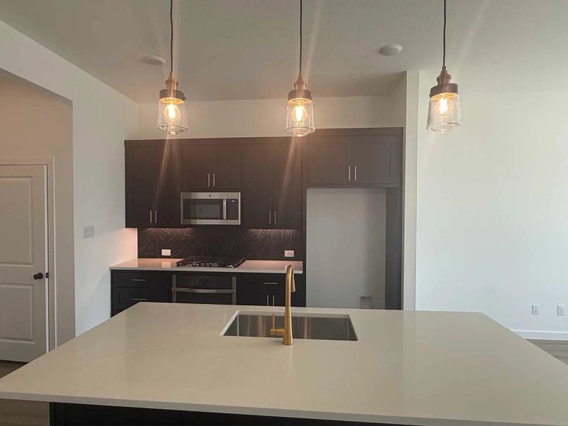 Kitchen Construction Progress featuring the Noir Collection