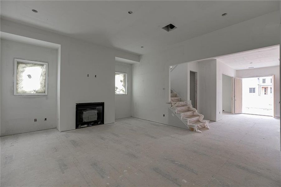In-progress construction of a new home in , Buford, GA (Image 24).