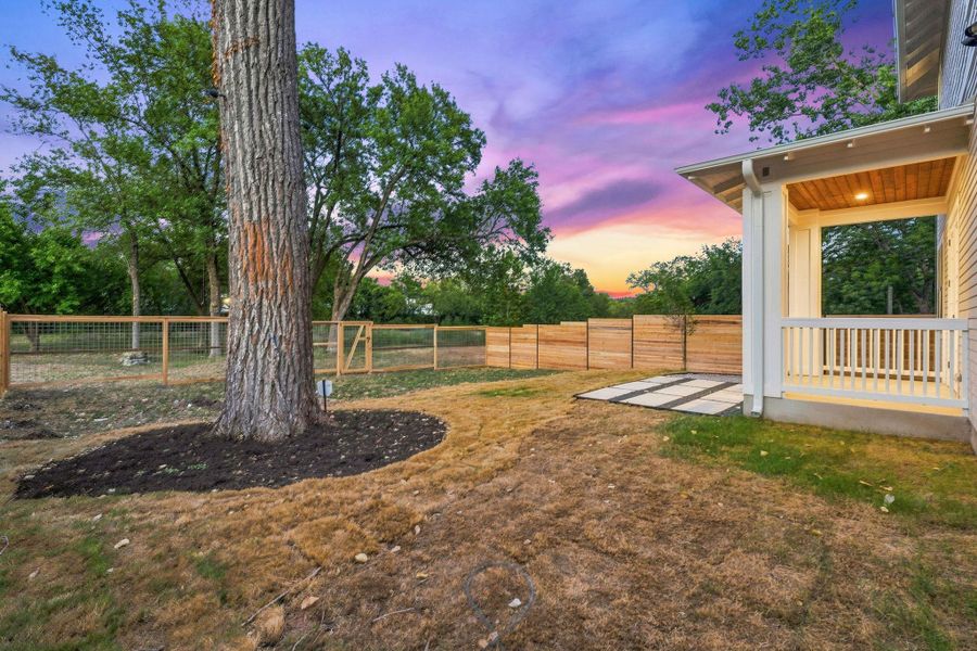 Exterior details and patio area of a home in , Austin (Image 3).