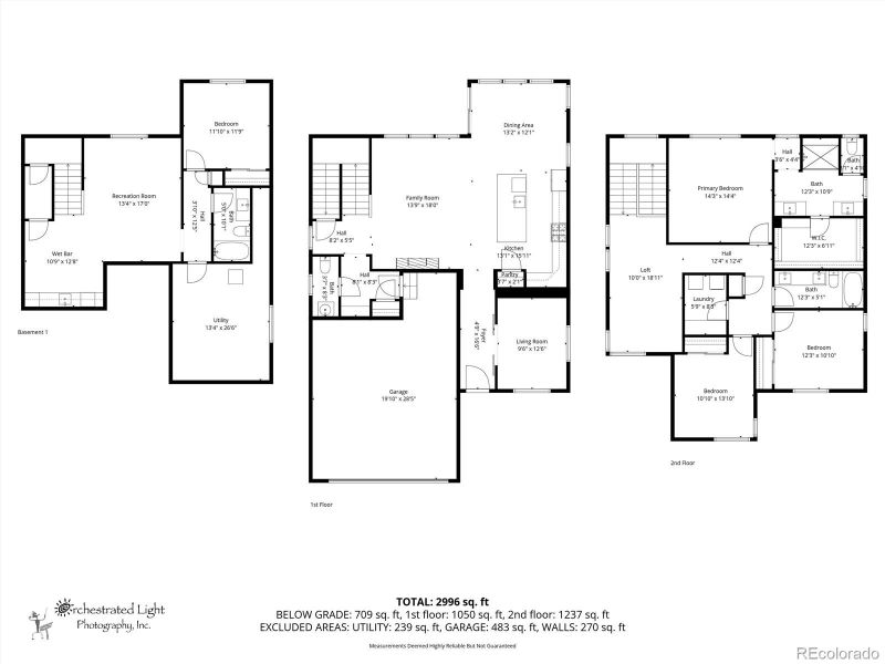 2D floor plan layout of this home in , Lone Tree, CO (Image 4).