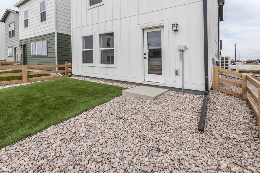 Exterior details and patio area of a home in Bloom, Fort Collins (Image 4).