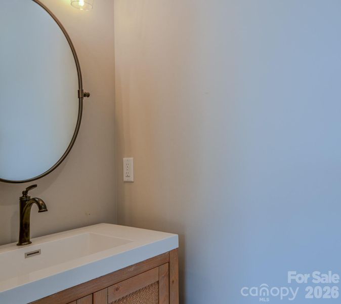 Downstairs powder bath.