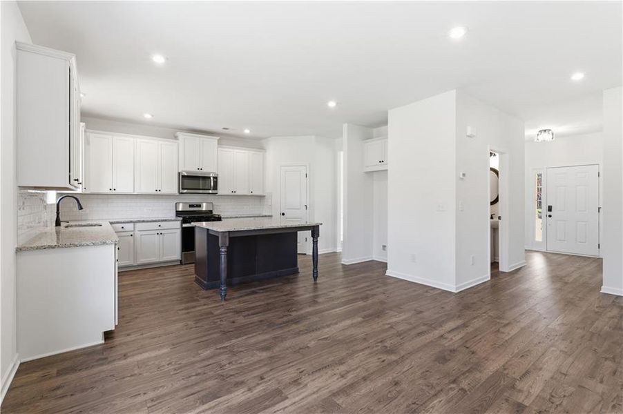 Furnished interior view inside a new home in The Overlook at Factory Shoals, Mableton (Image 14).