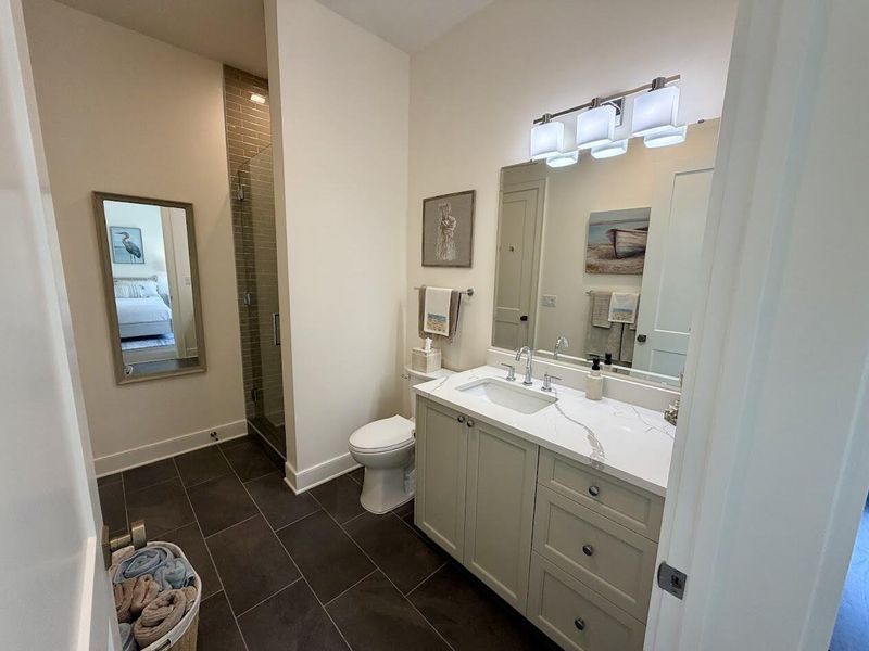 Furnished interior view inside a new home in , Charleston (Image 38).