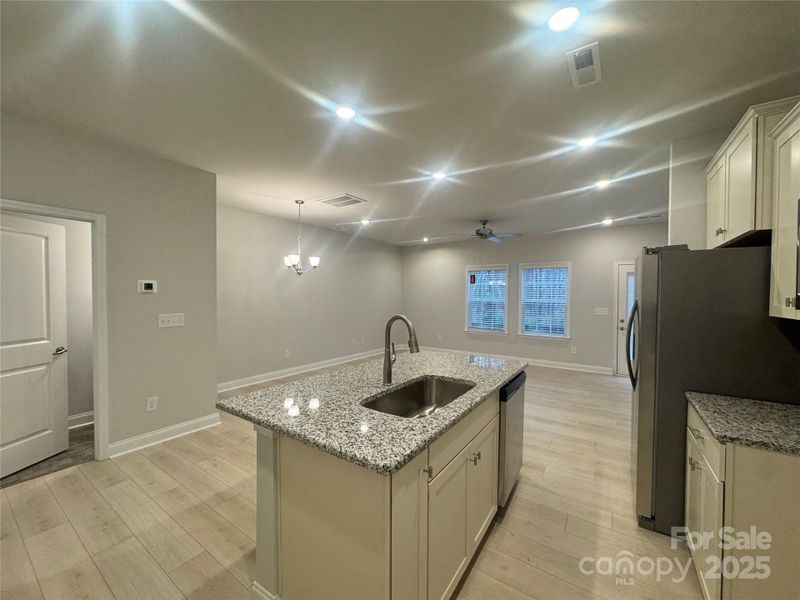Furnished interior view inside a new home in Pine Trace, Gastonia (Image 4). Furnished interior view inside a new home in Pine Trace, Gastonia (Image 4).