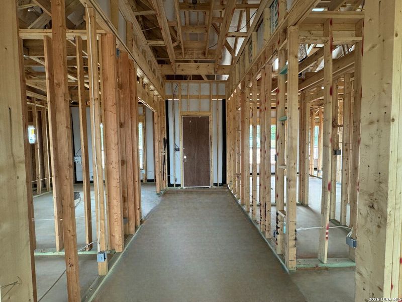 In-progress construction of a new home in Waldsanger, New Braunfels, TX (Image 24).