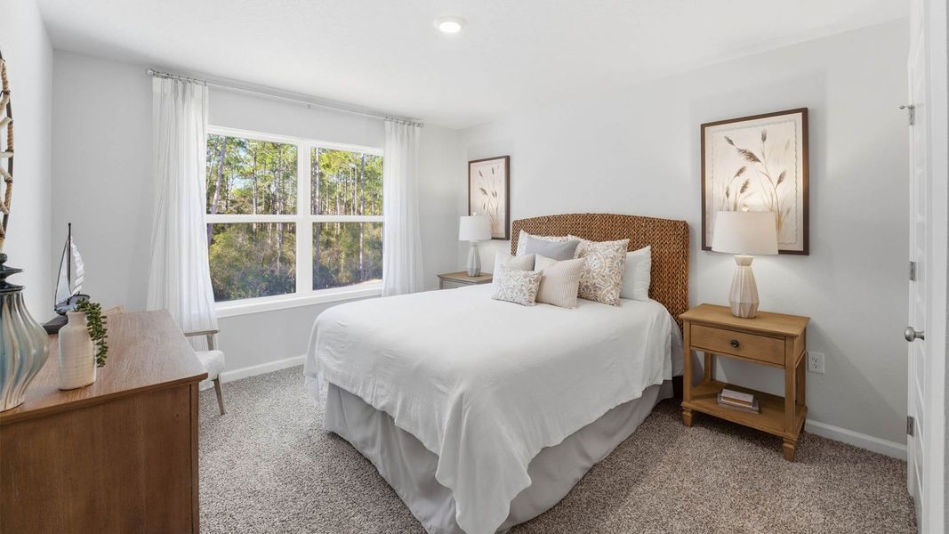 Furnished interior view inside a new home in Chateau Nemours, Port Saint Joe (Image 30). Furnished interior view inside a new home in Chateau Nemours, Port Saint Joe (Image 30).