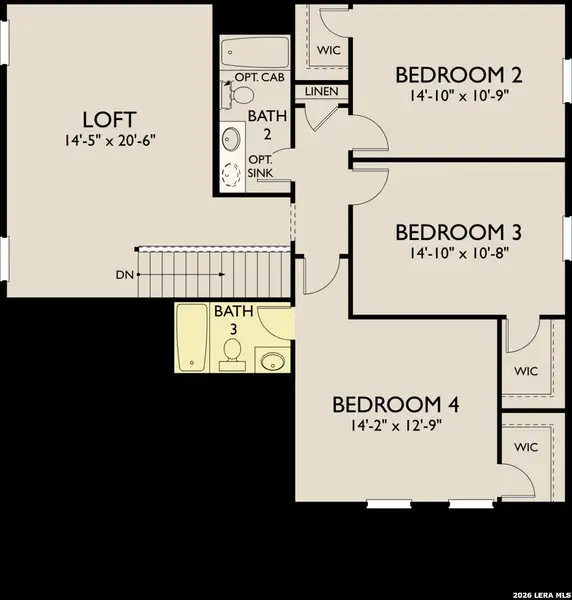 2D floor plan layout of this home in , Schertz, TX (Image 5).