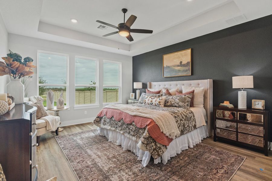 Representative furnished interior of a home built from the Hailey by Chesmar Homes in Village at Three Oaks, Seguin (Image 9).