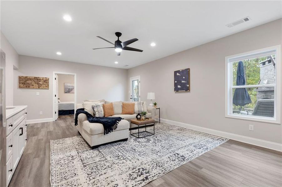 Furnished interior view inside a new home in , Auburn (Image 14).