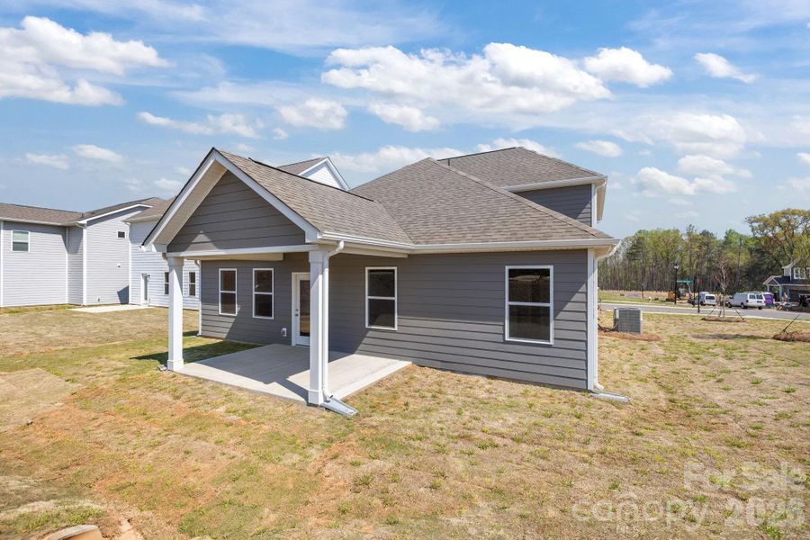 Exterior details and patio area of a home in McFarland Estates, York (Image 4).