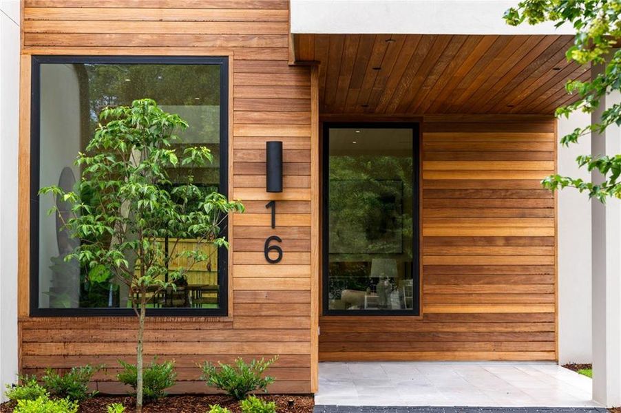 Exterior details and patio area of a home in , Atlanta (Image 30). Exterior details and patio area of a home in , Atlanta (Image 30).
