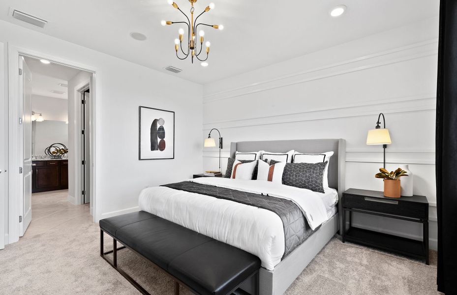 Furnished interior view inside a new home in Costa Pointe, Vero Beach (Image 15). Furnished interior view inside a new home in Costa Pointe, Vero Beach (Image 15).